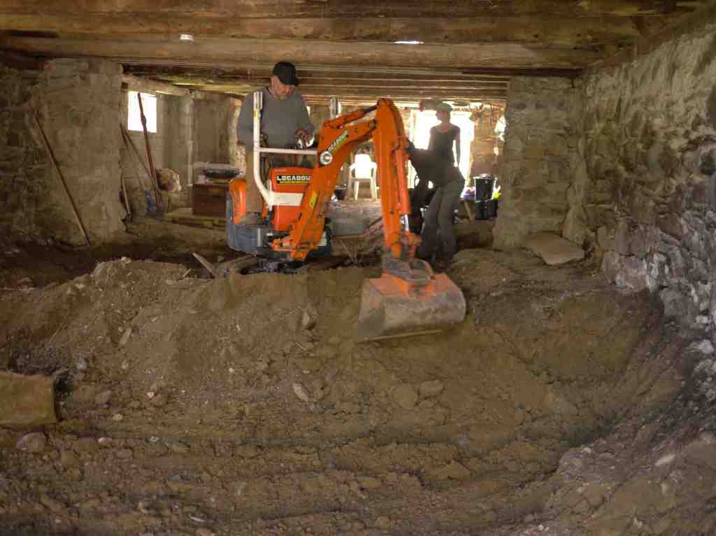 Décaissage intérieur