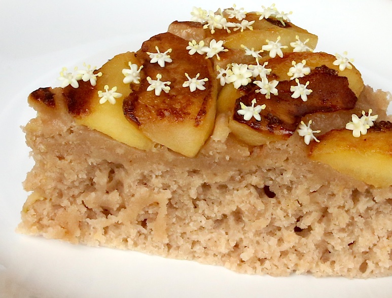 gateau pommes sureau