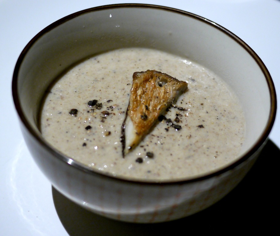 velouté de coulemelles aux épices